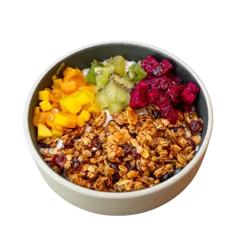 Lunch Menu 20 Sunrise Granola Bowl