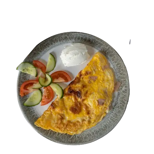 Omelets & Frittatas 6 Hearty Ham Gruyere Omelet