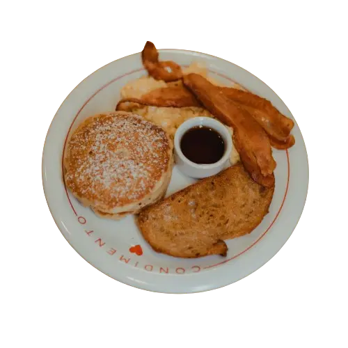 Griddle Menu 4 Double Multigrain Pancakes